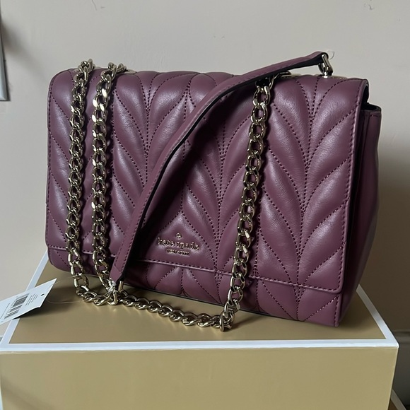 KATE SPADE CROSSBODY PEBBLE LEATHER NEW AUTHENTIC GOLD HARDWARE 10x8 - Picture 1 of 10